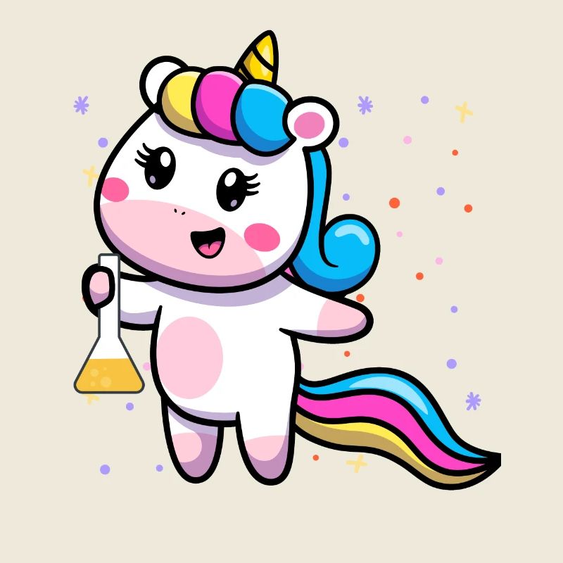 Kawaii Unicorn Science – Cute Rainbow Magic