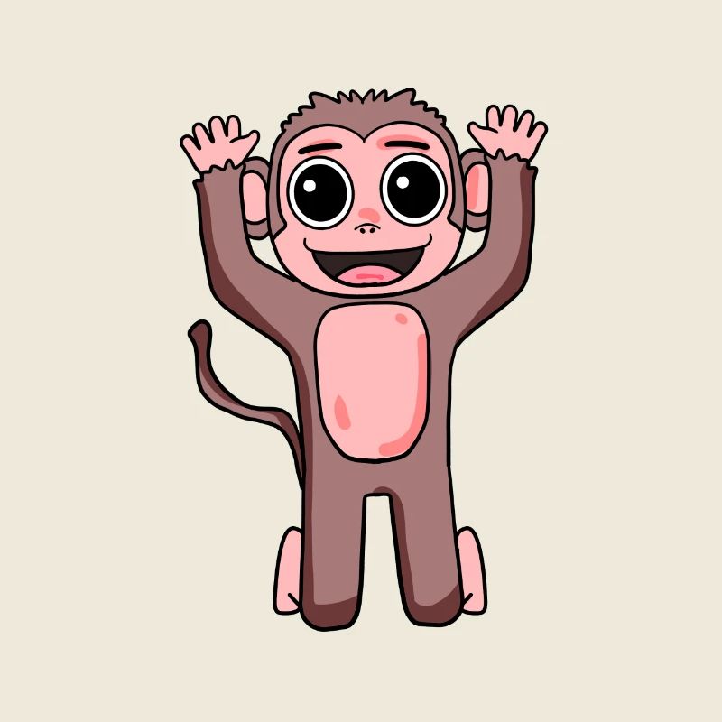 Affe Motiv für Kinder
