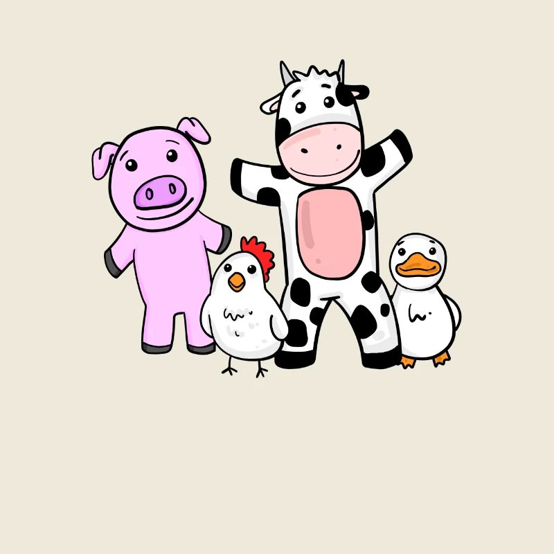 Animaux mignons pour enfants - Ferme