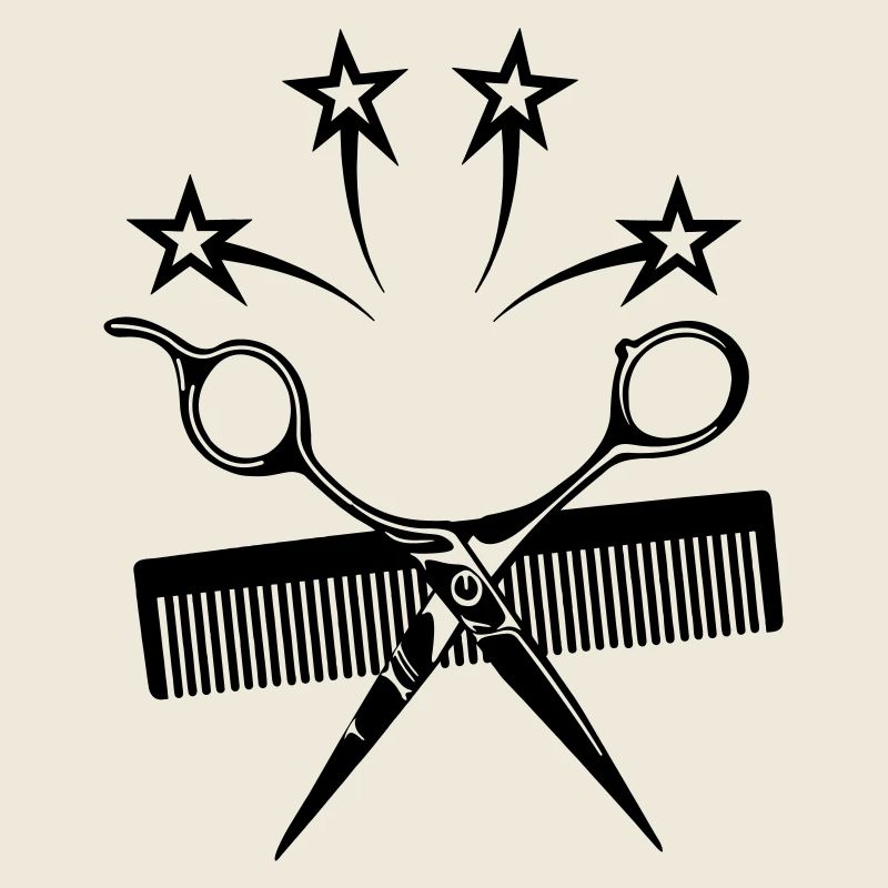Star ciseaux peigne coiffeur