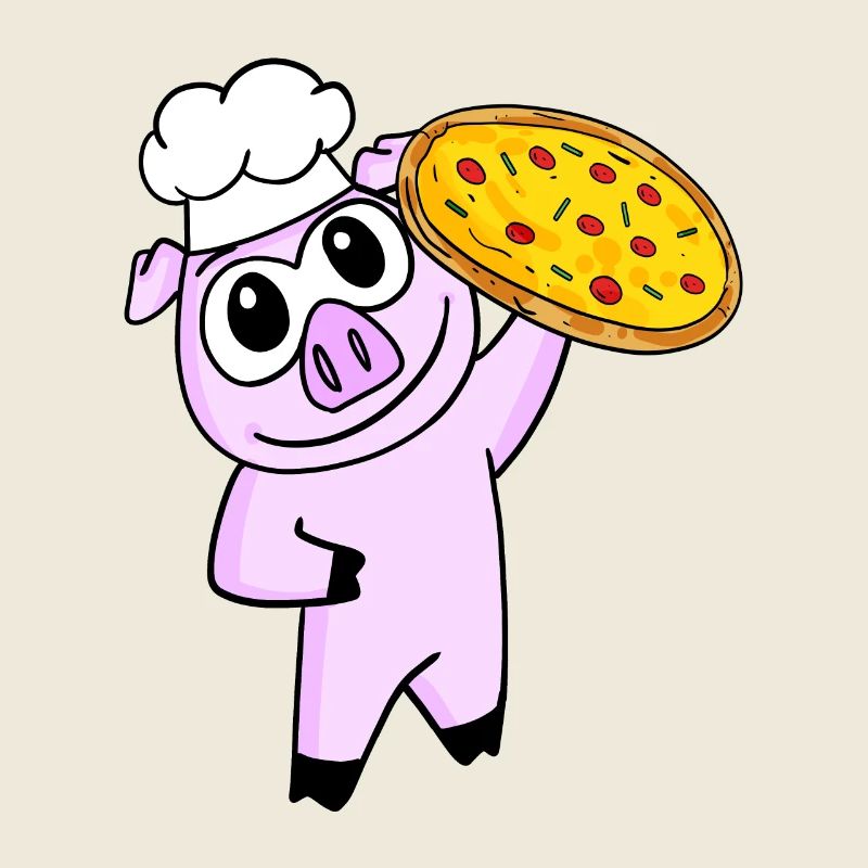 pizza maker pizza chef pork italy