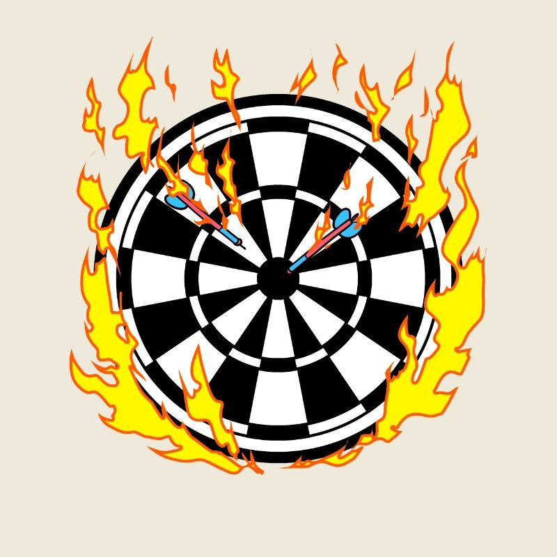 Jeu de fléchettes en flammes - Dart Player