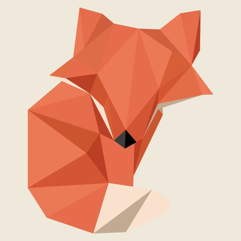 Origami Renard