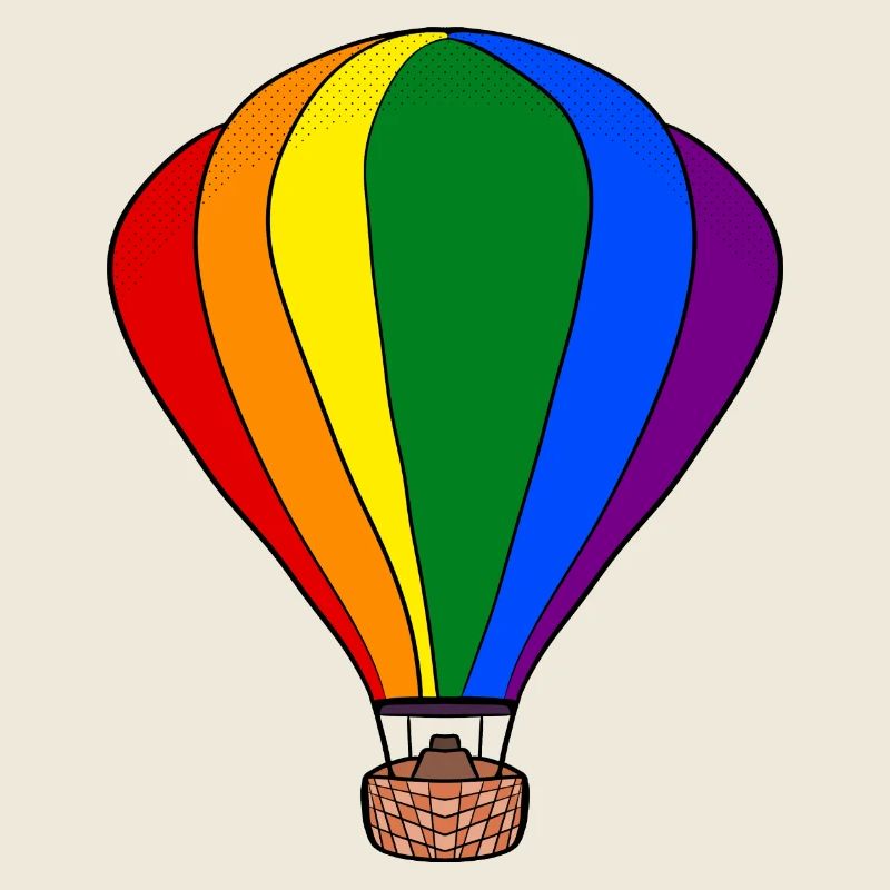 Regenbogen-Ballon