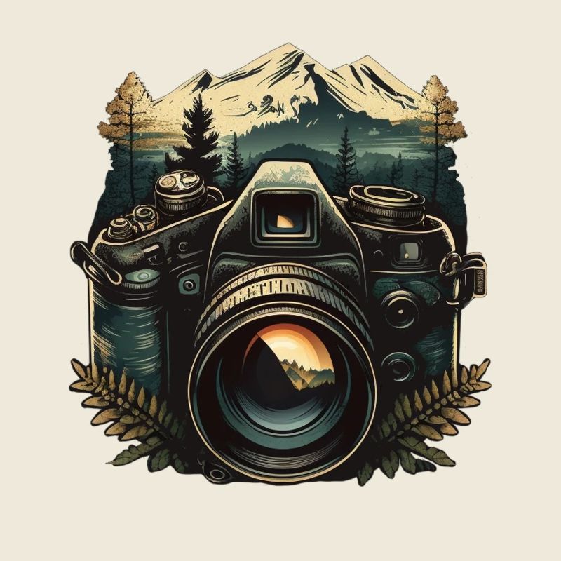 Camera in the mountains