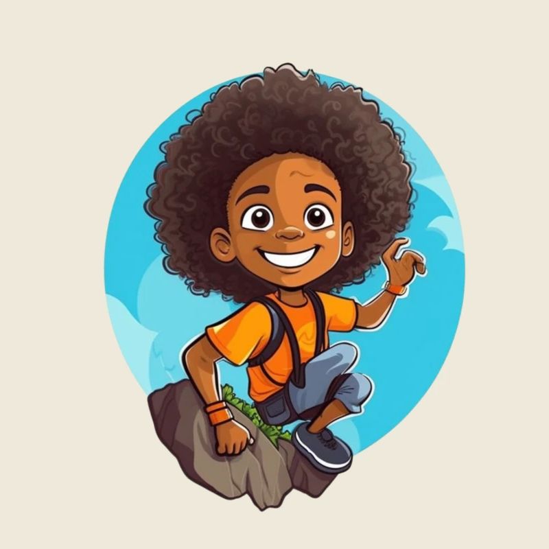 Illustration d’enfants aventureux