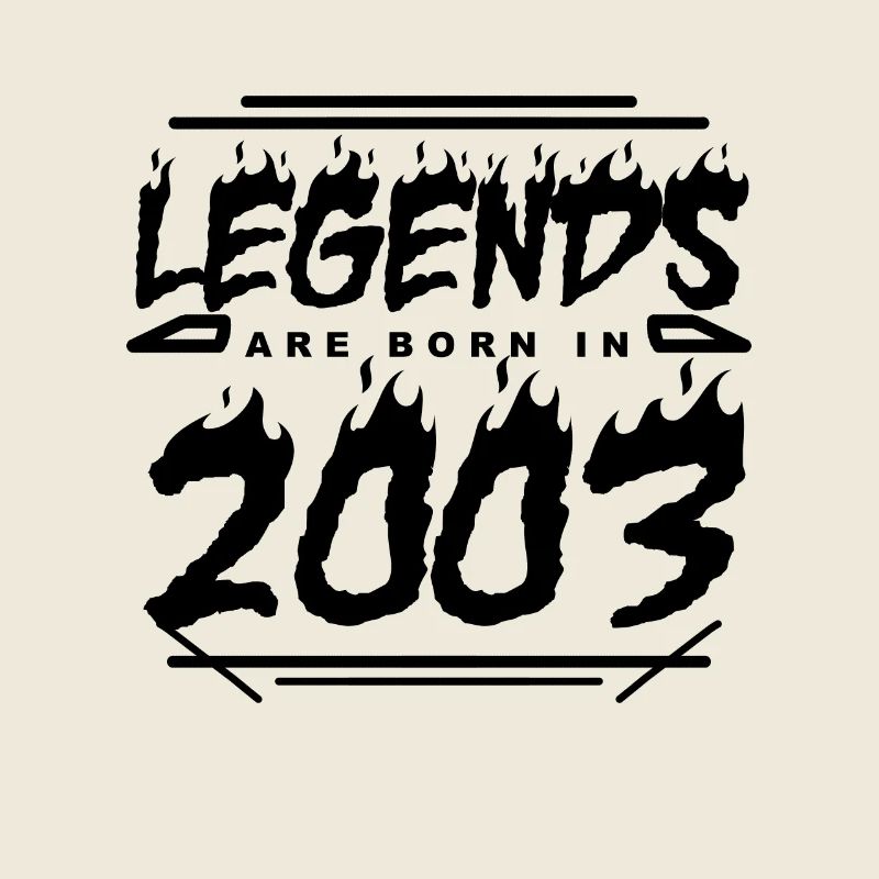 Légende 2003 - Année 2003 - Année de construction 2003
