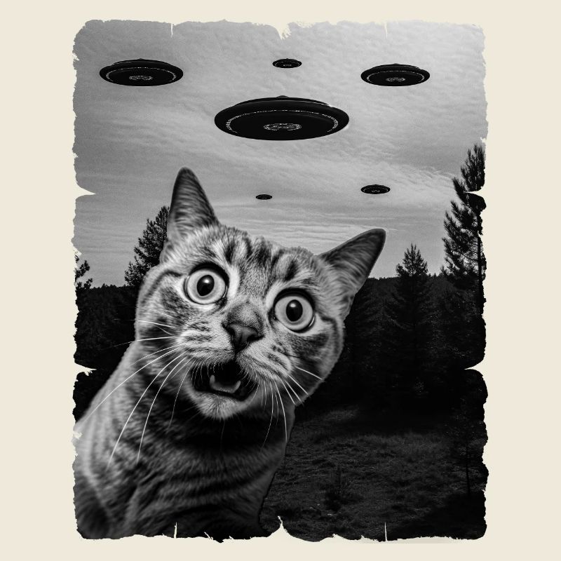Katze Auserirdisch Invasion Uap Weirdcore