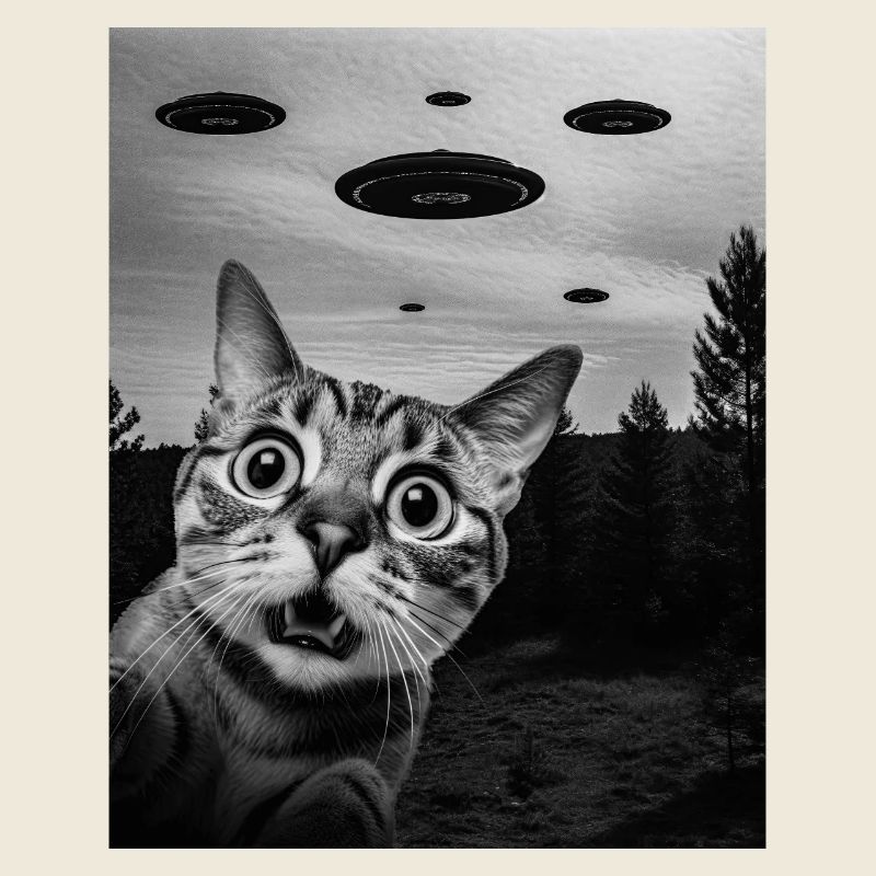 Katze Auserirdisch Invasion Uap Weirdcore