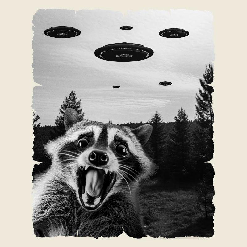 raton laveur Alien Invasion Uap Weirdcore