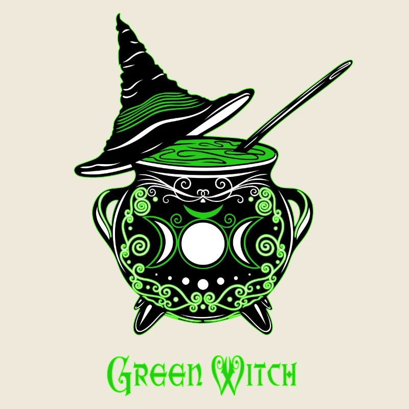 Cauldron Witch Green Witch Cauldron
