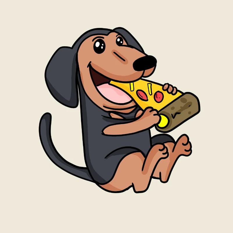Pizza pour chien Coonhound
