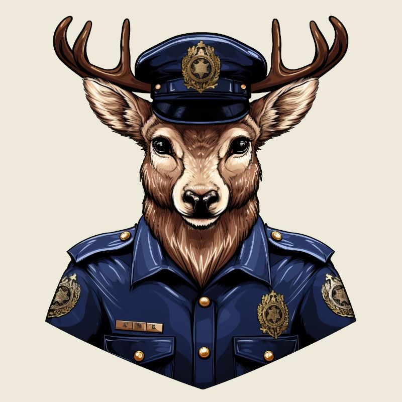 Hirsch Polizei