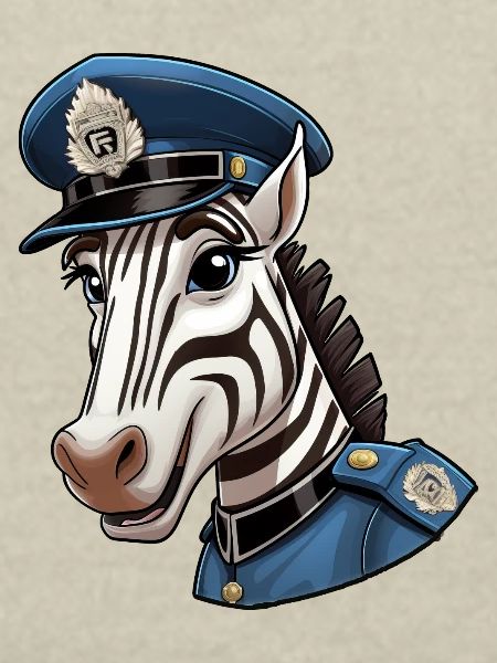 Polizei Zebra