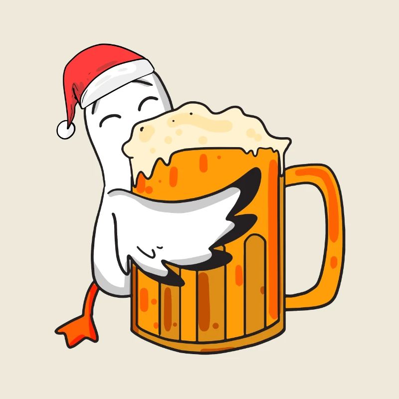 Möwe Bier Weihnachten
