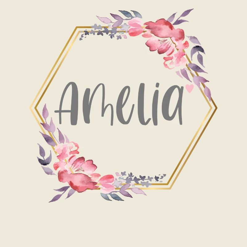 Amelia fille nom cadeau de bébé