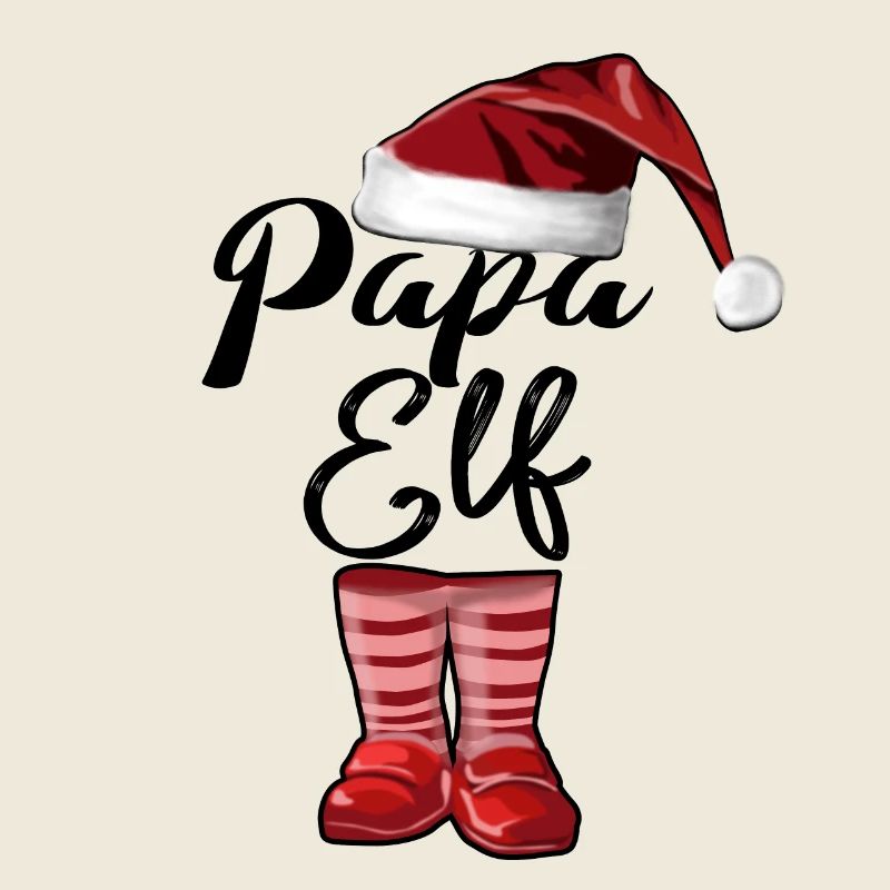 Papa Elf – Lustiges Weihnachtsdesign