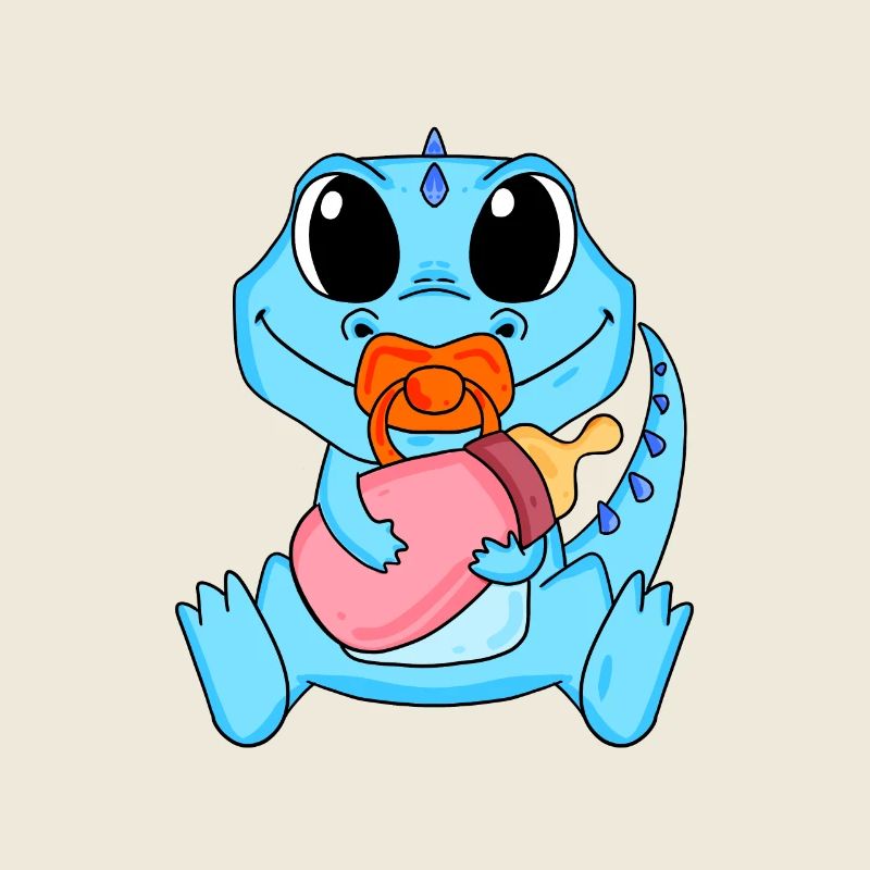 Bébé dinosaure à motif dinosaure