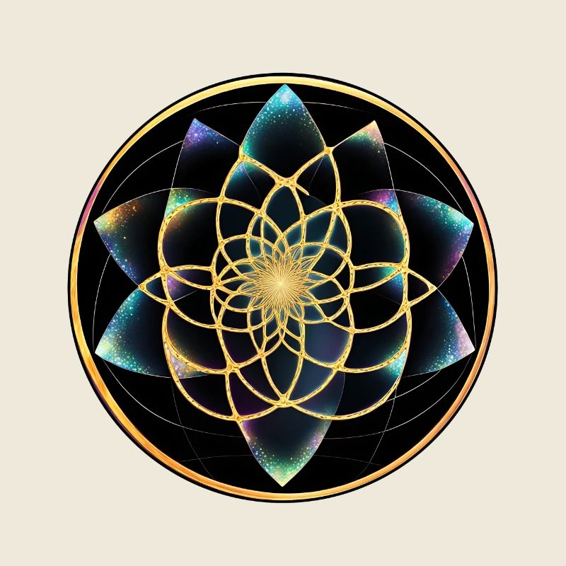 Géométrie du mandala doré