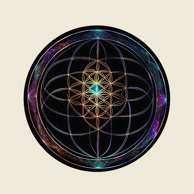 Metatron Scheiben Mandala Glow