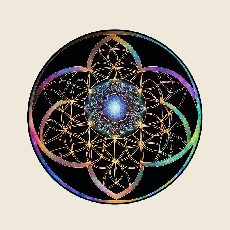 Kaleidoskopische Blume des Lebens