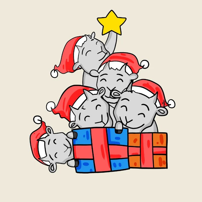 Chèvre Arbre De Noël Noël