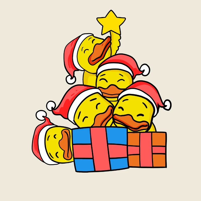 Canard sapin de Noël Noël