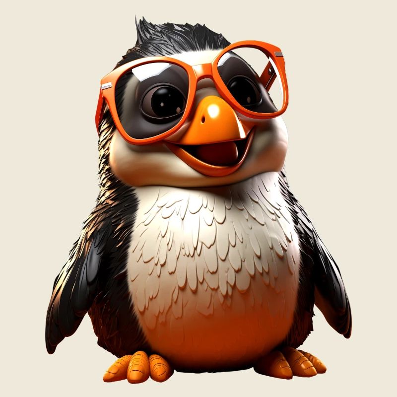 Penguin Sunglasses Gift I Love Penguins