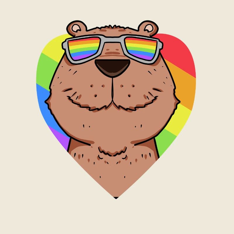 Capybara Capybara Rainbow