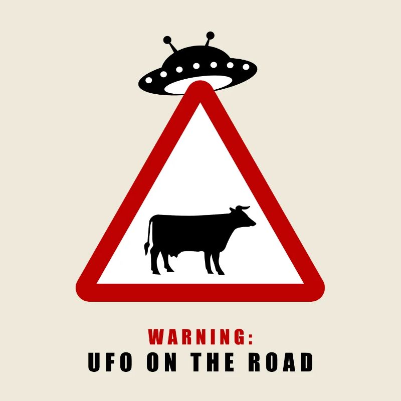 Warnung! UFO auf der Straße!