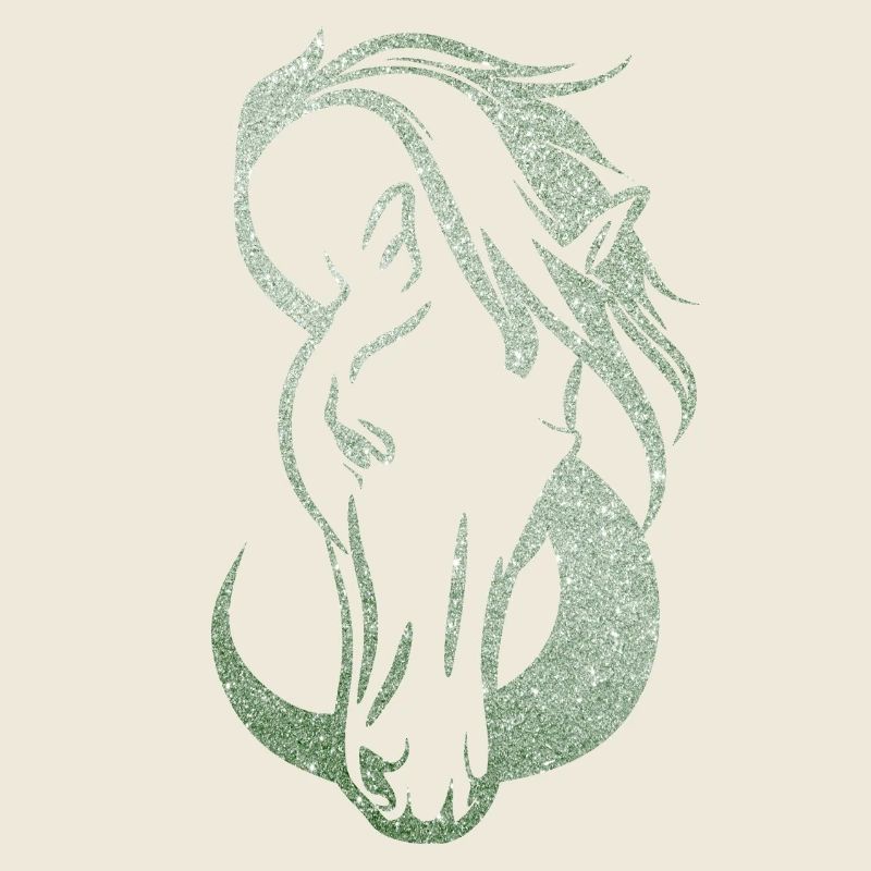 Silhouette Pferd Unendliche Liebe