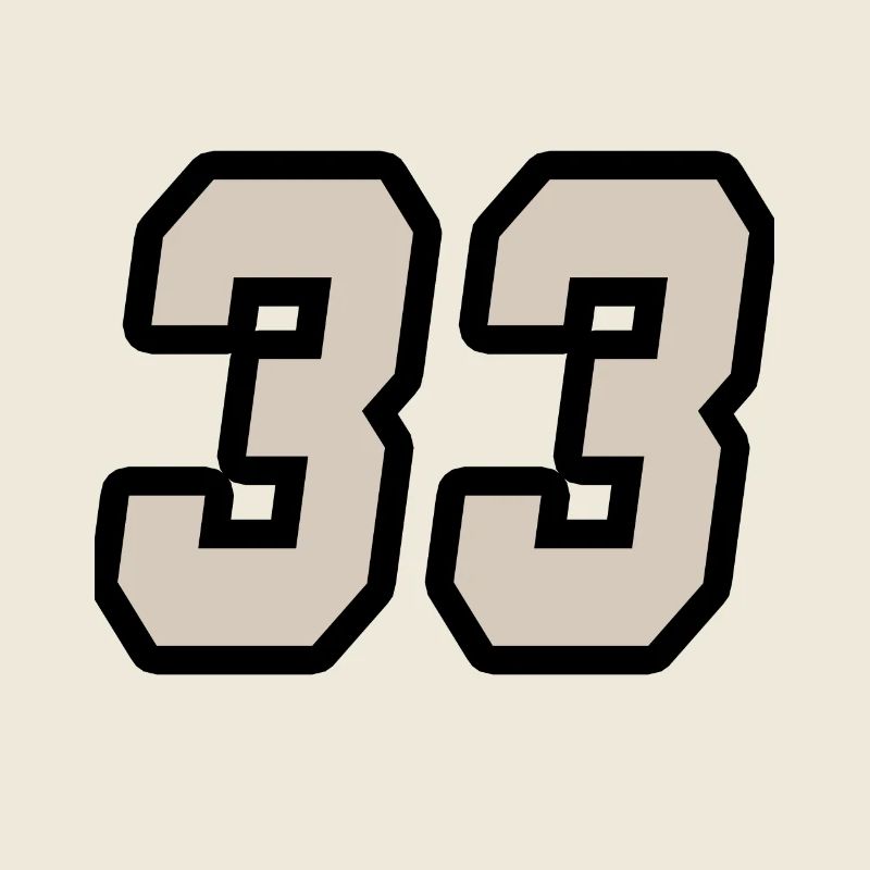 Nummer dreiunddreißig 33
