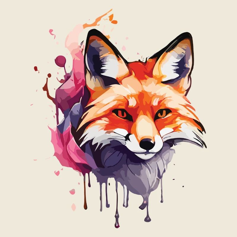Aquarell Fuchs