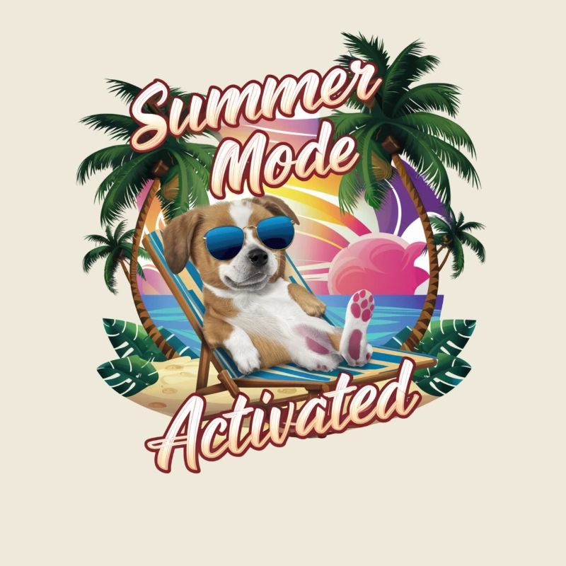 Éblouissante élégance canine mode summer activated