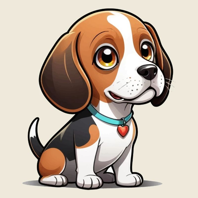 Beagle Heart Pup