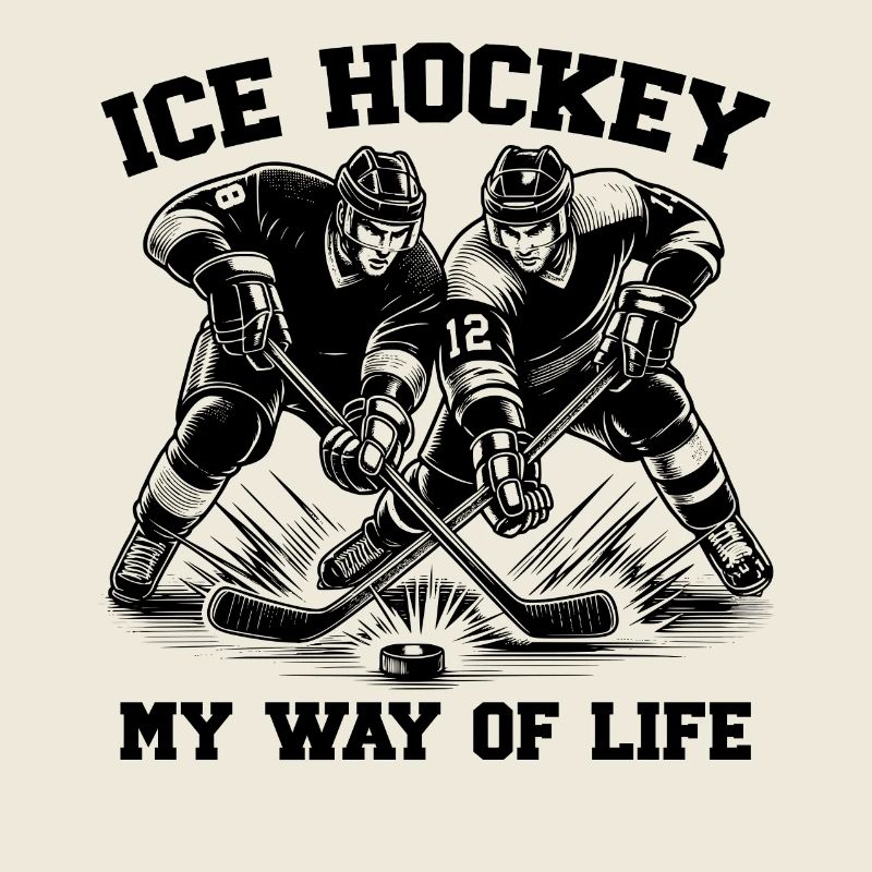 Ice Hockey Statement Fan Outfit Jersey Jersey