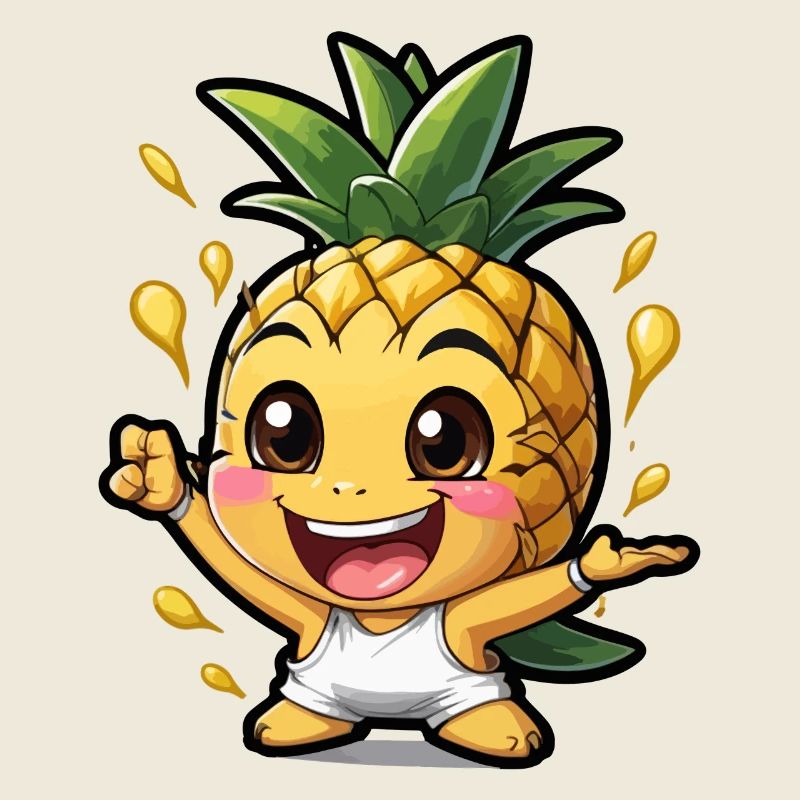 Drôle de bébé ananas