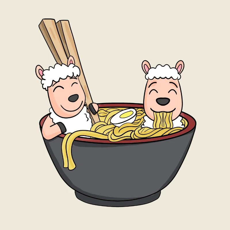 Kawaii Japan Schaf Ramen