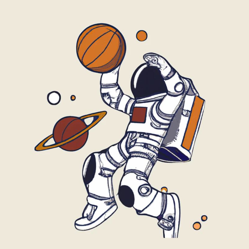 Astronaut Dunk Planet