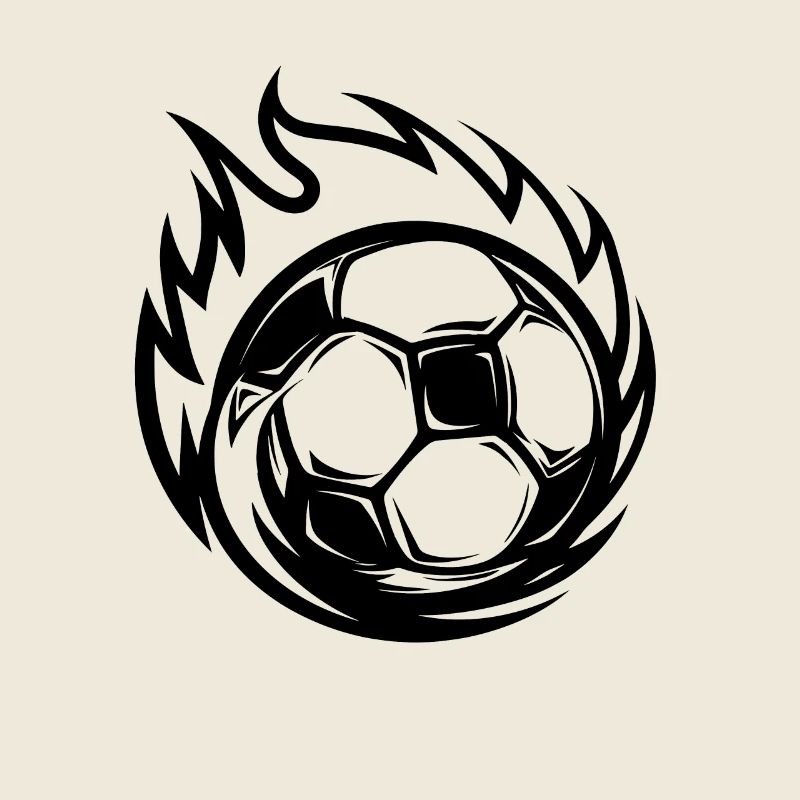 Soccer Cartoon Style