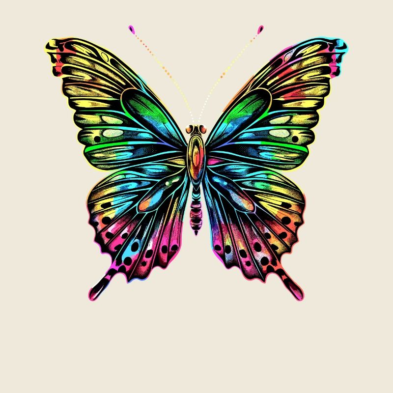 ailes de papillon papillons colorés