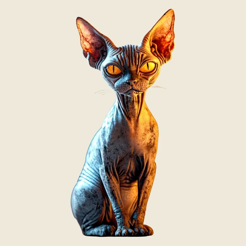 Chat Sphynx Chat Sphynx Chat Canadien Mignon Sphinx