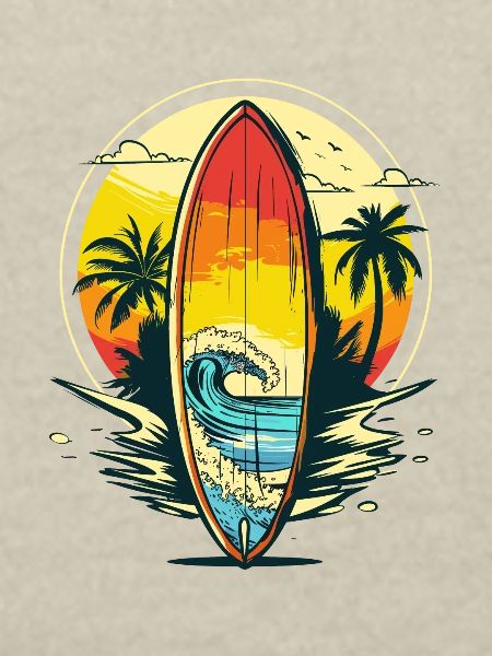 Portrait de surf