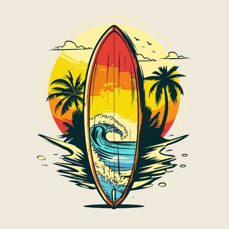 Portrait de surf