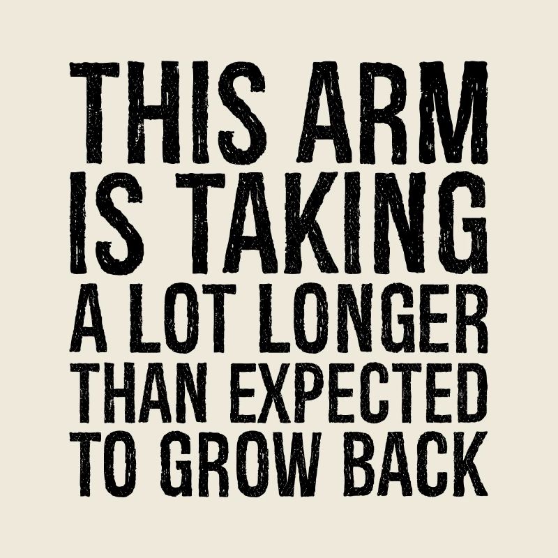 this arm is taking a lot longer than expected