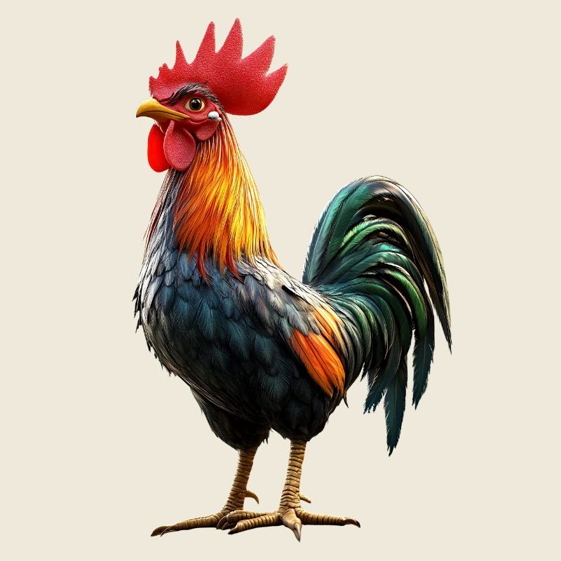 Hahn Chicken Daddy Hühnerstall Dad Landwirt Hühner