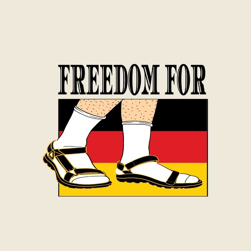 White Socks In Sandals Basic Right Germany