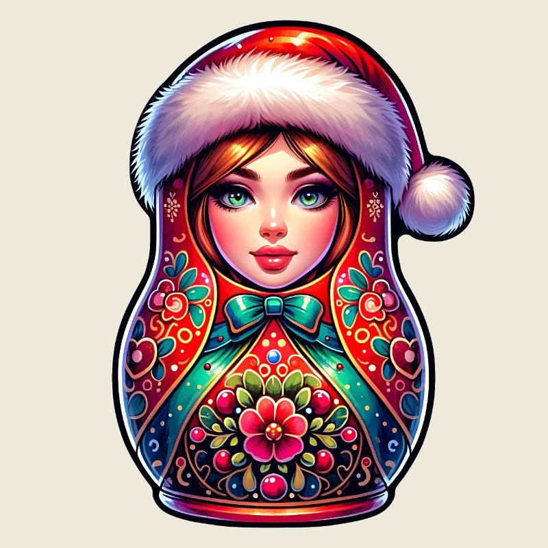 Matriochka russe Noël Russie