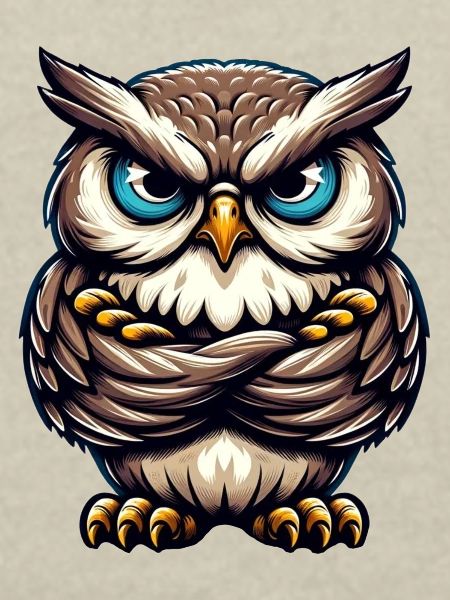 Grumpy Owl