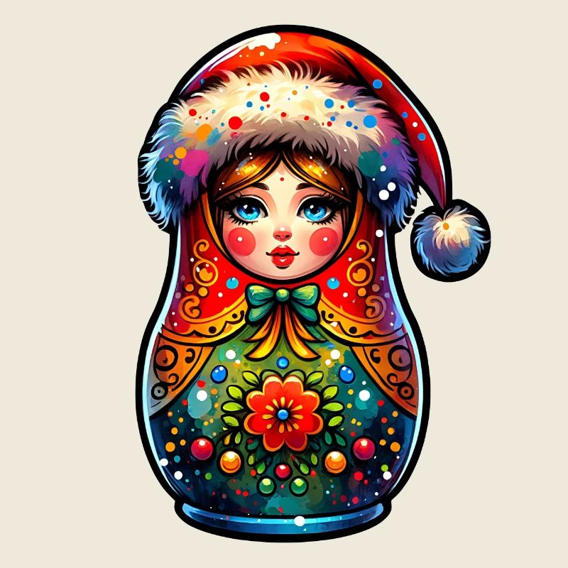 Matriochka russe Noël Russie
